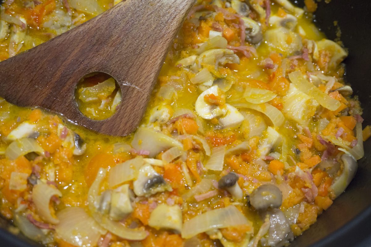arrozbasmati con jamón y setas paso 9