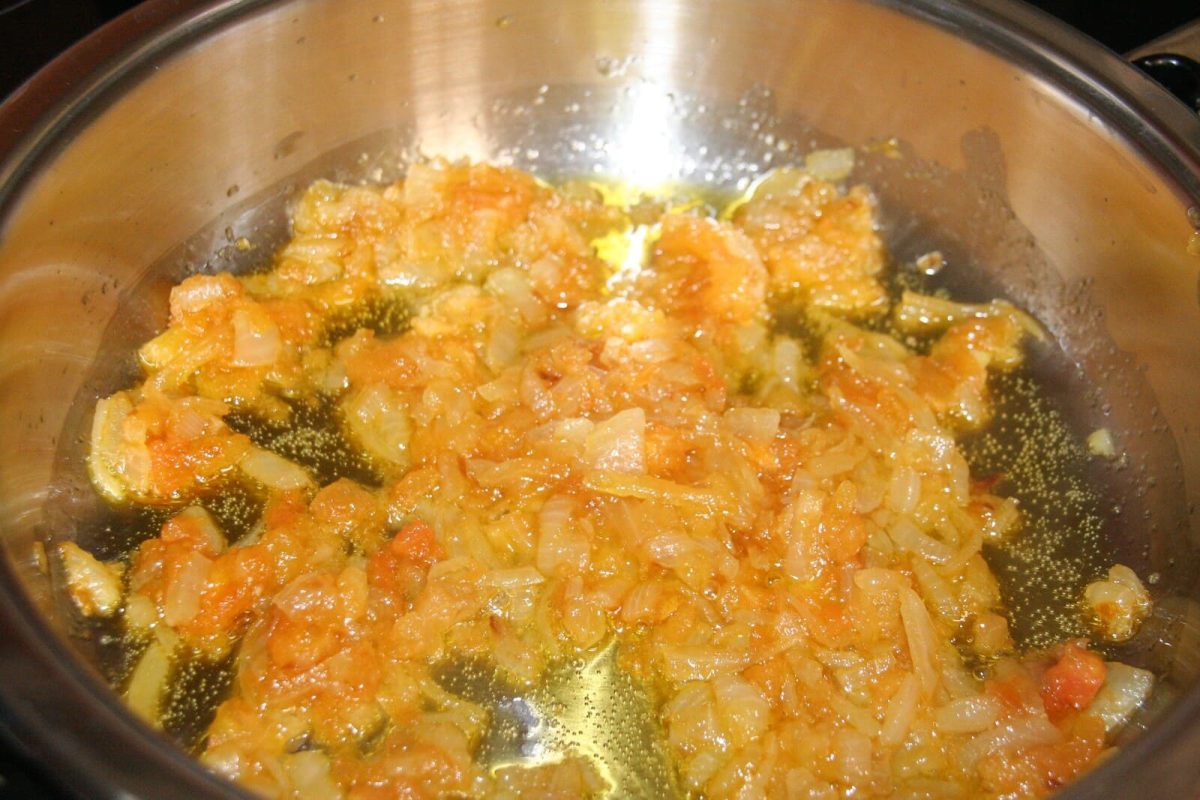bacalao con piñones y pasas paso 13