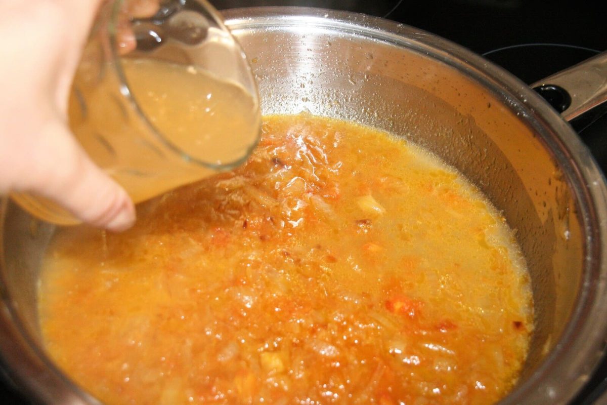 bacalao con piñones y pasas paso 15