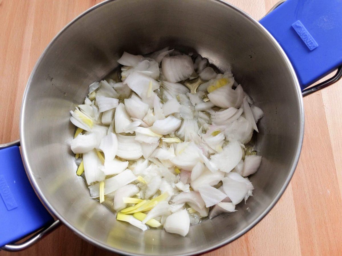 bacalao con sanfaina paso 3