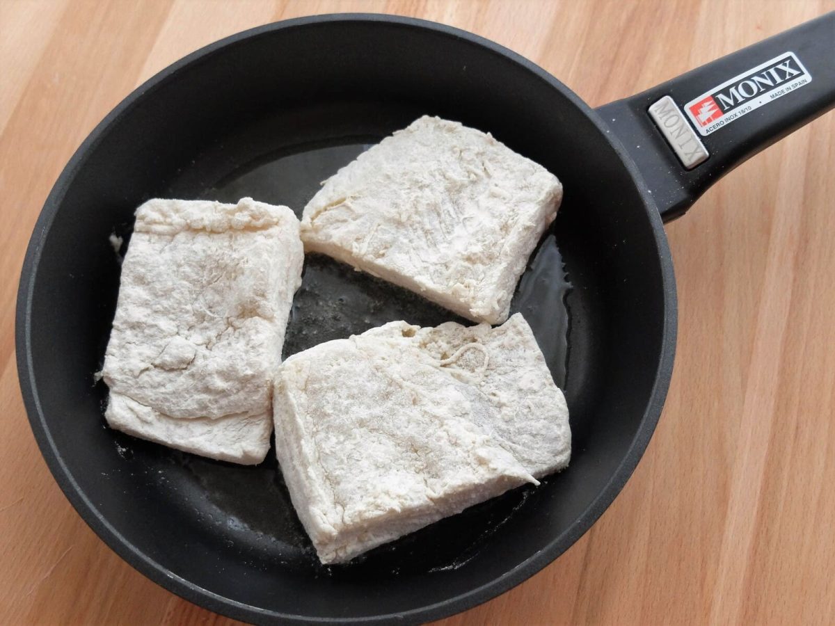 bacalao con sanfaina paso 8
