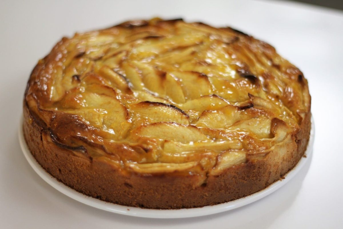 bizcocho de manzana paso 13