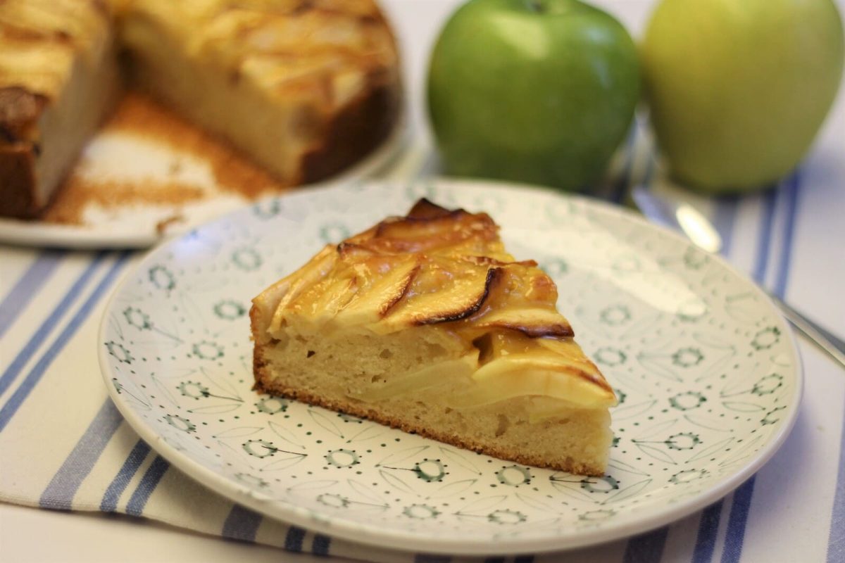 bizcocho de manzana paso 14