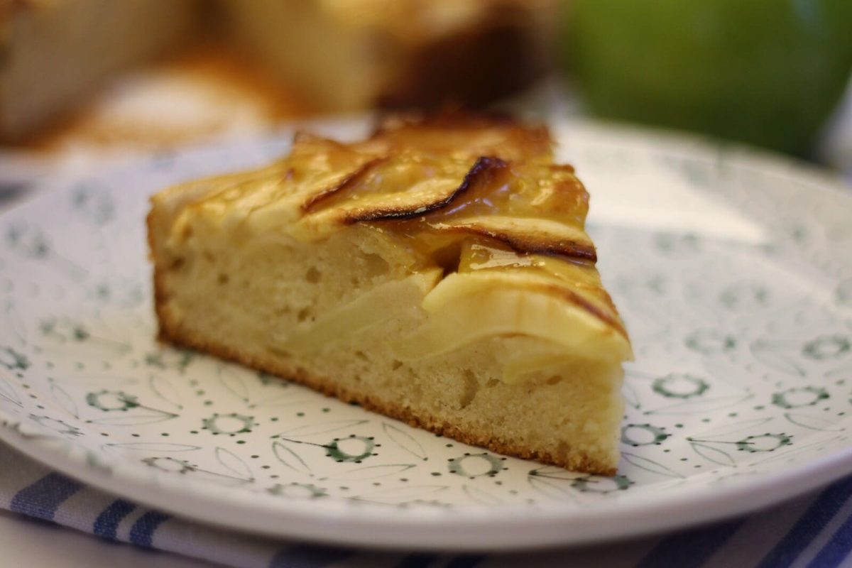 bizcocho de manzana paso 15