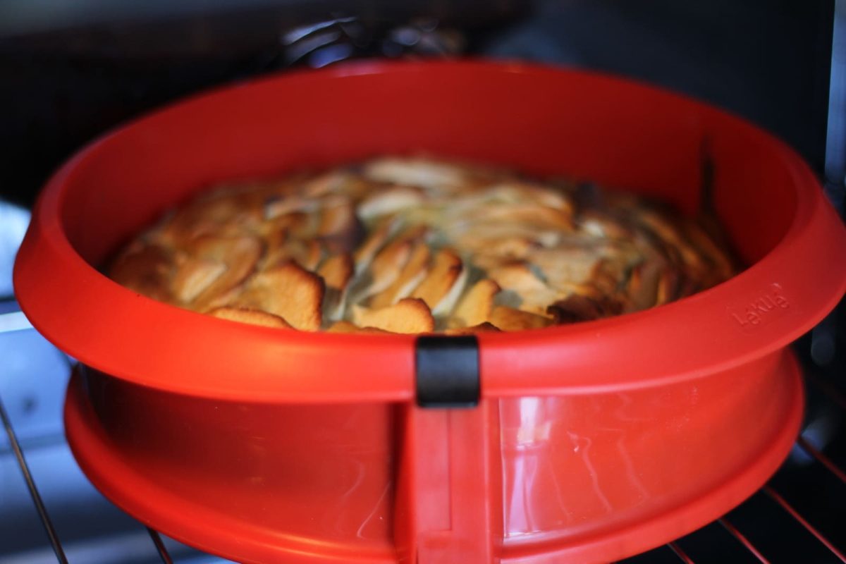 bizcocho de manzana paso 9