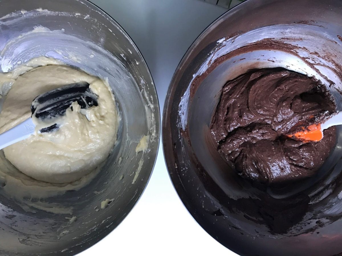 bizcocho rayado baumkuchen paso 11