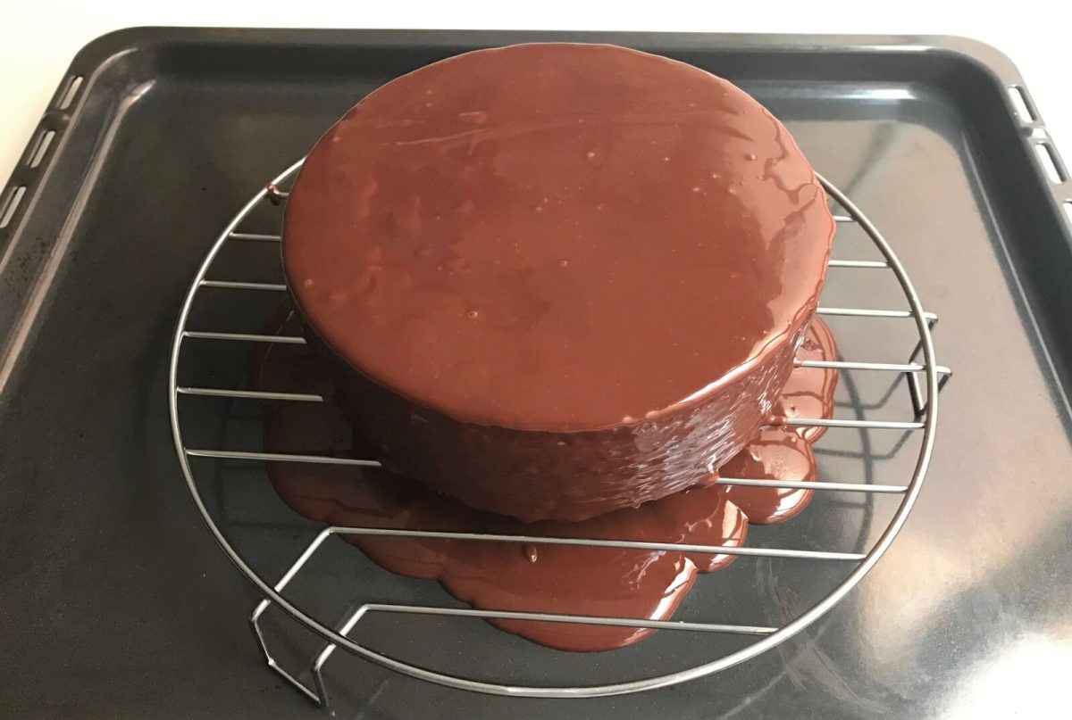 bizcocho rayado baumkuchen paso 16