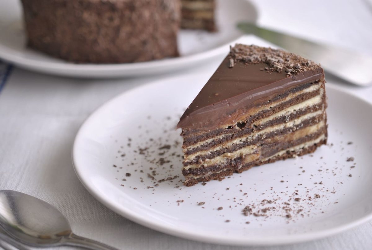 bizcocho rayado baumkuchen paso 17