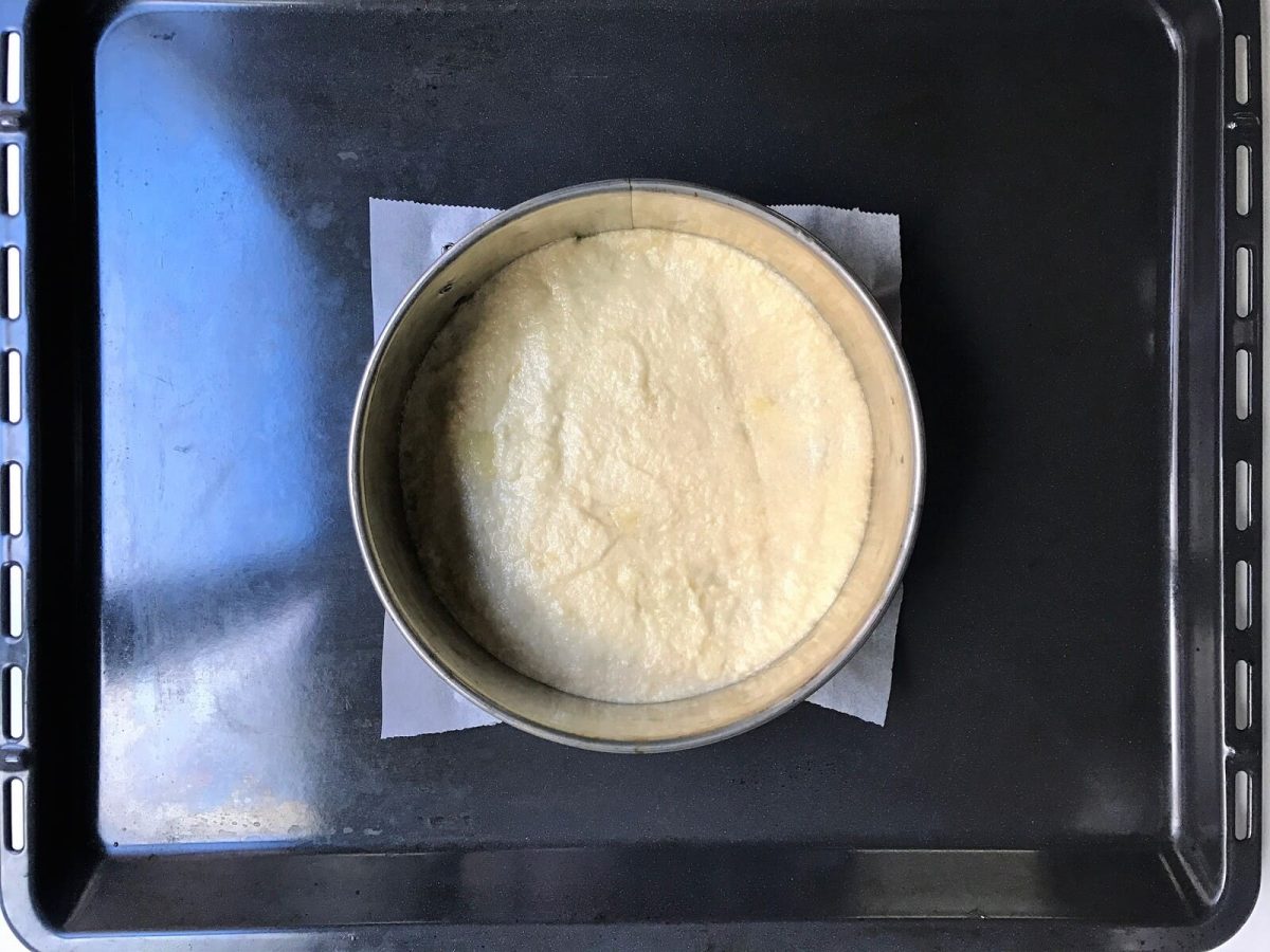 bizcocho rayado baumkuchen paso 8
