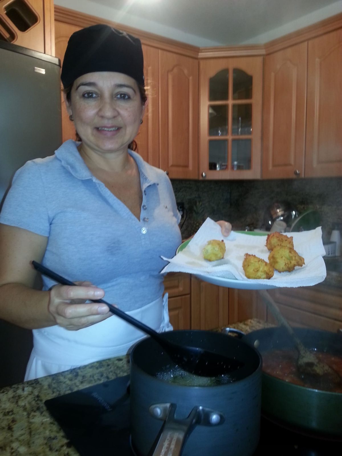 buñuelos de bacalao desde venezuela paso 3