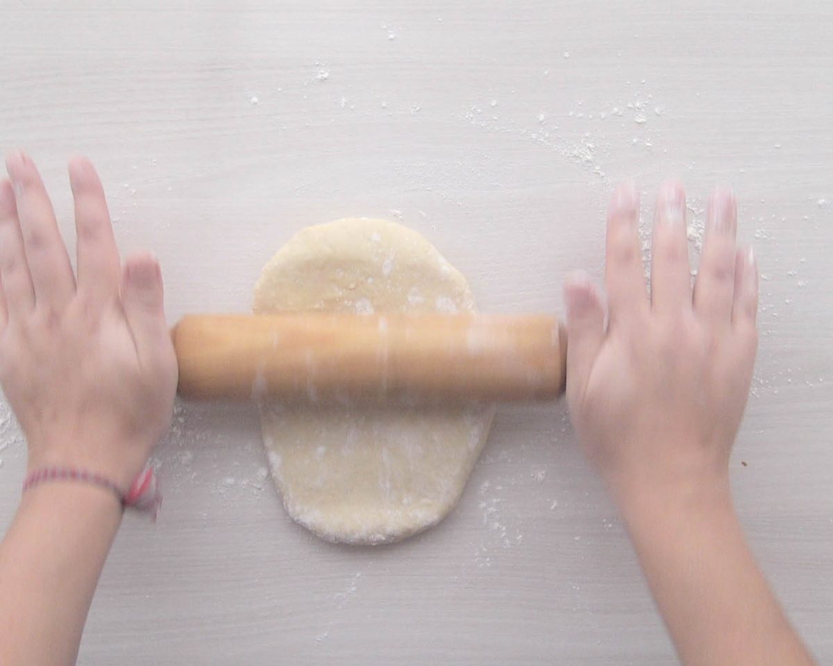 cañas rellenas de crema paso 15