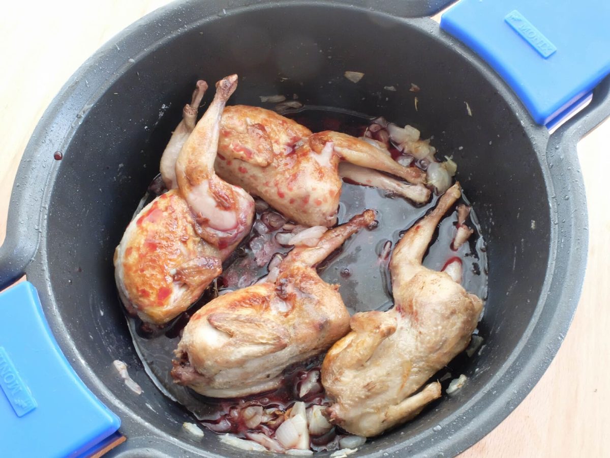 codornices a la cazadora paso 8