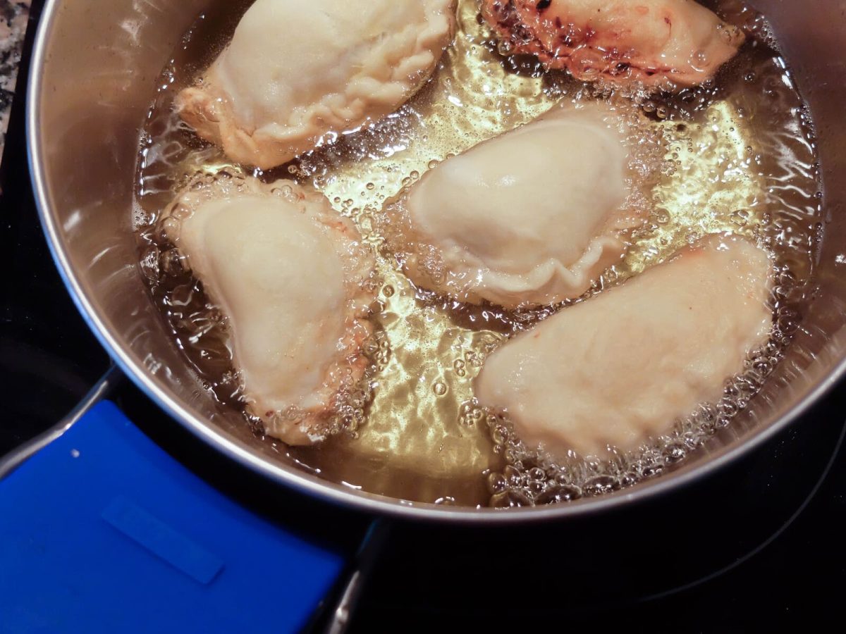 empanadillas de pollo y setas paso 20