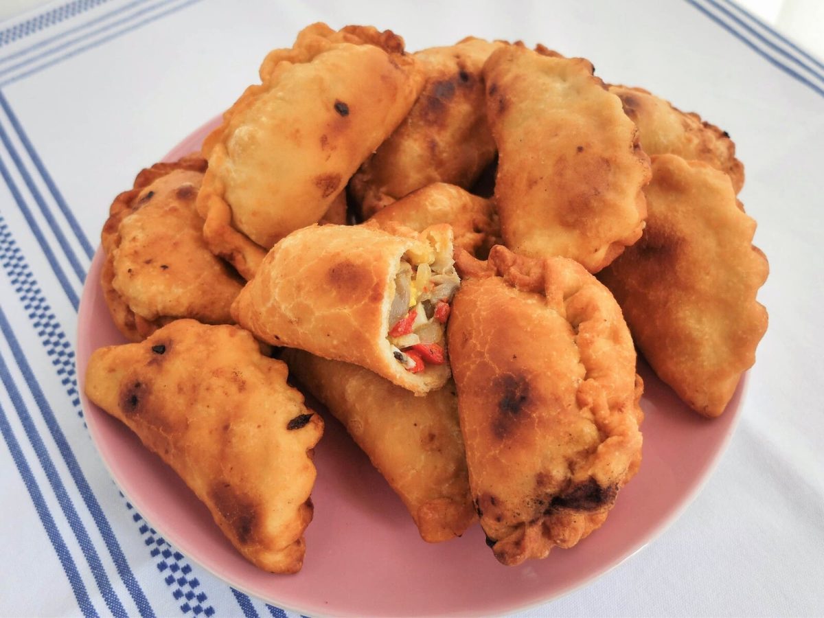 empanadillas de pollo y setas paso 21