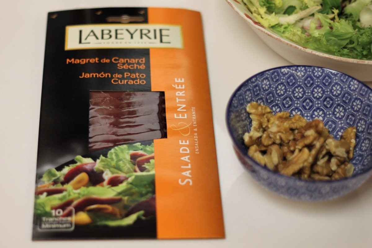 ensalada con jamón de pato paso 5