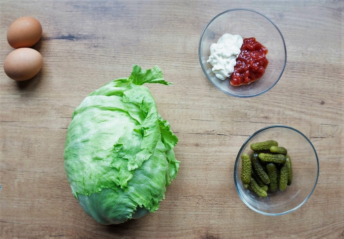 ensalada de pollo y pia paso 1