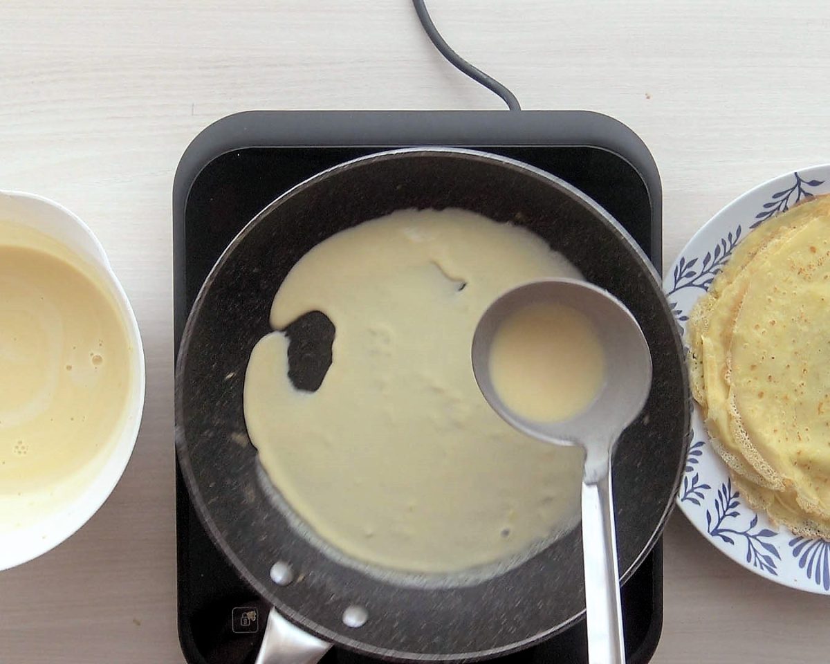 filloas con chocolate paso 11
