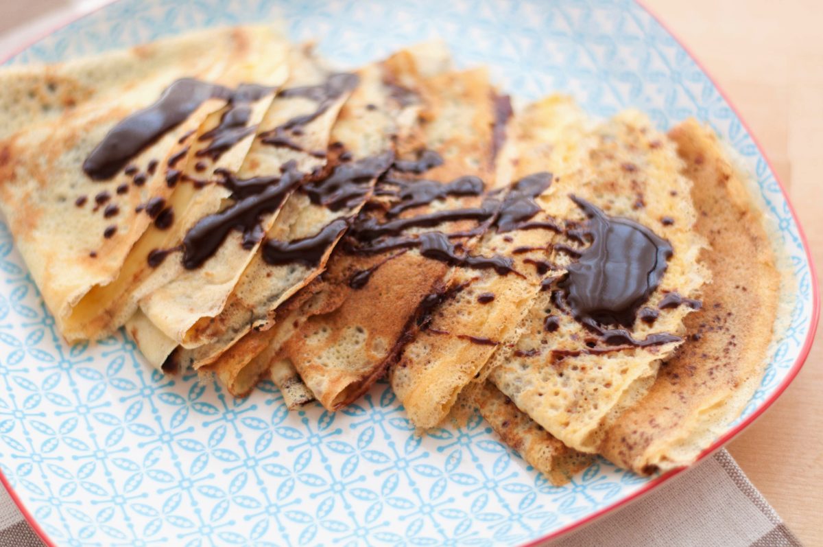 filloas con chocolate paso 19