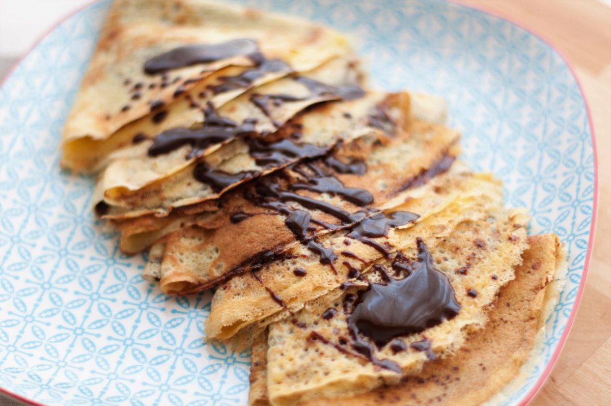 filloas con chocolate paso 20