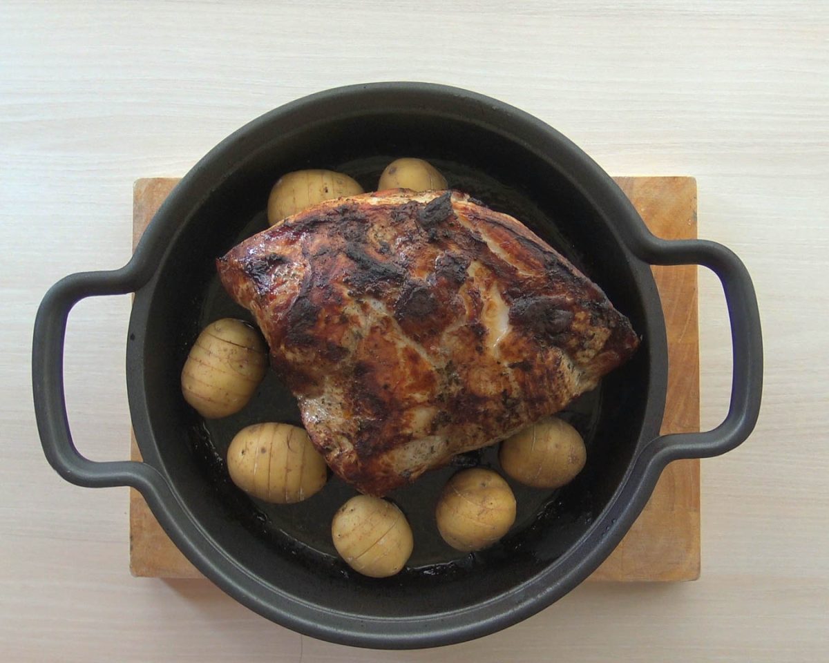 jamón asado al horno paso 7