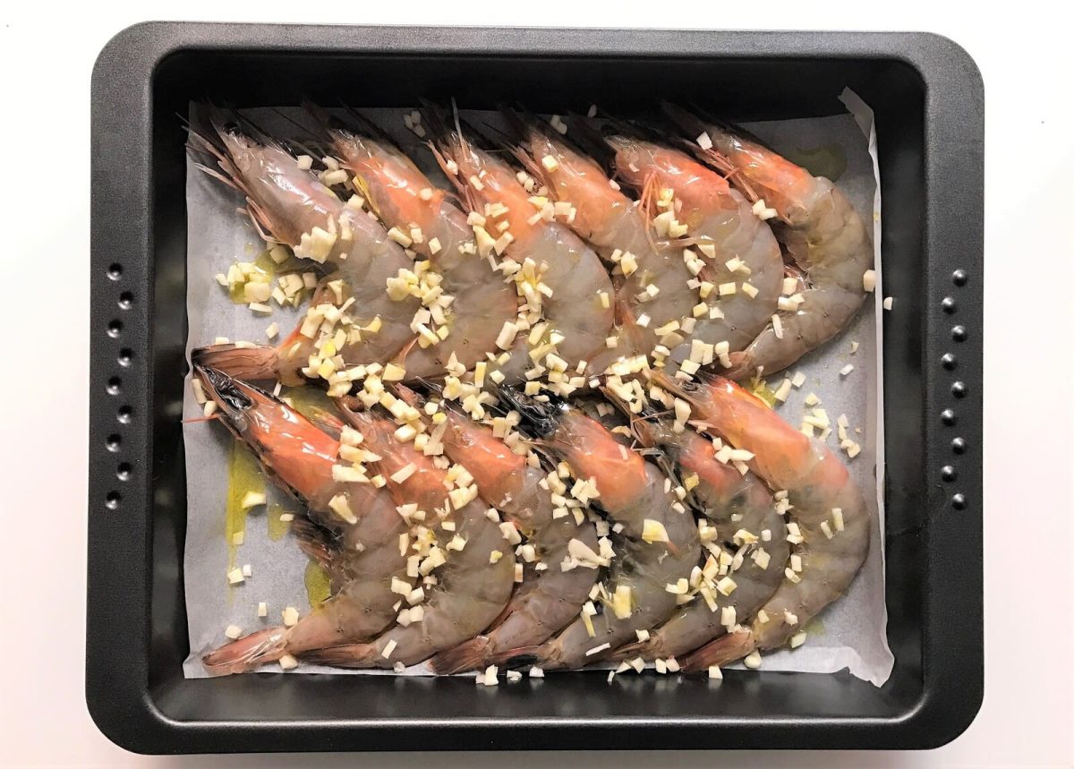 langostinos al horno paso 8
