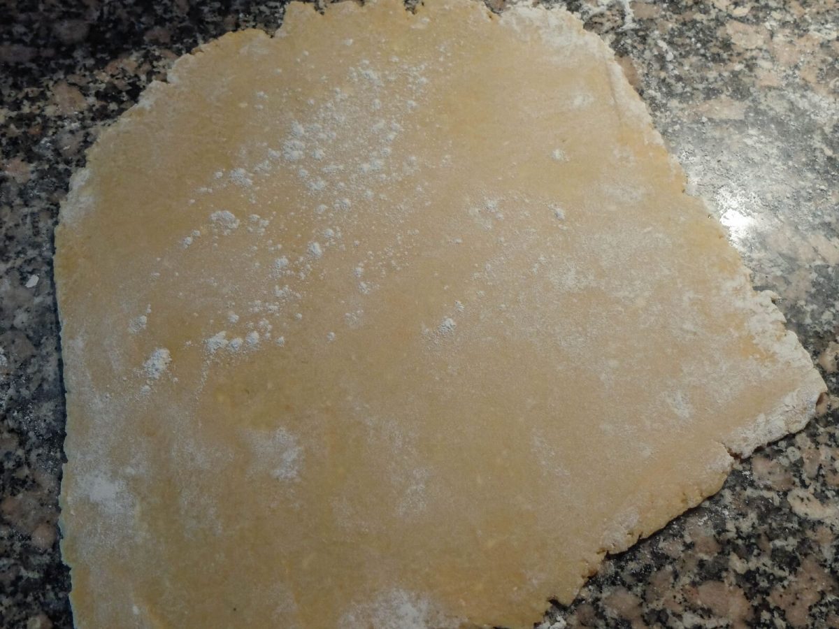 masa frolla o pasta flora paso 8