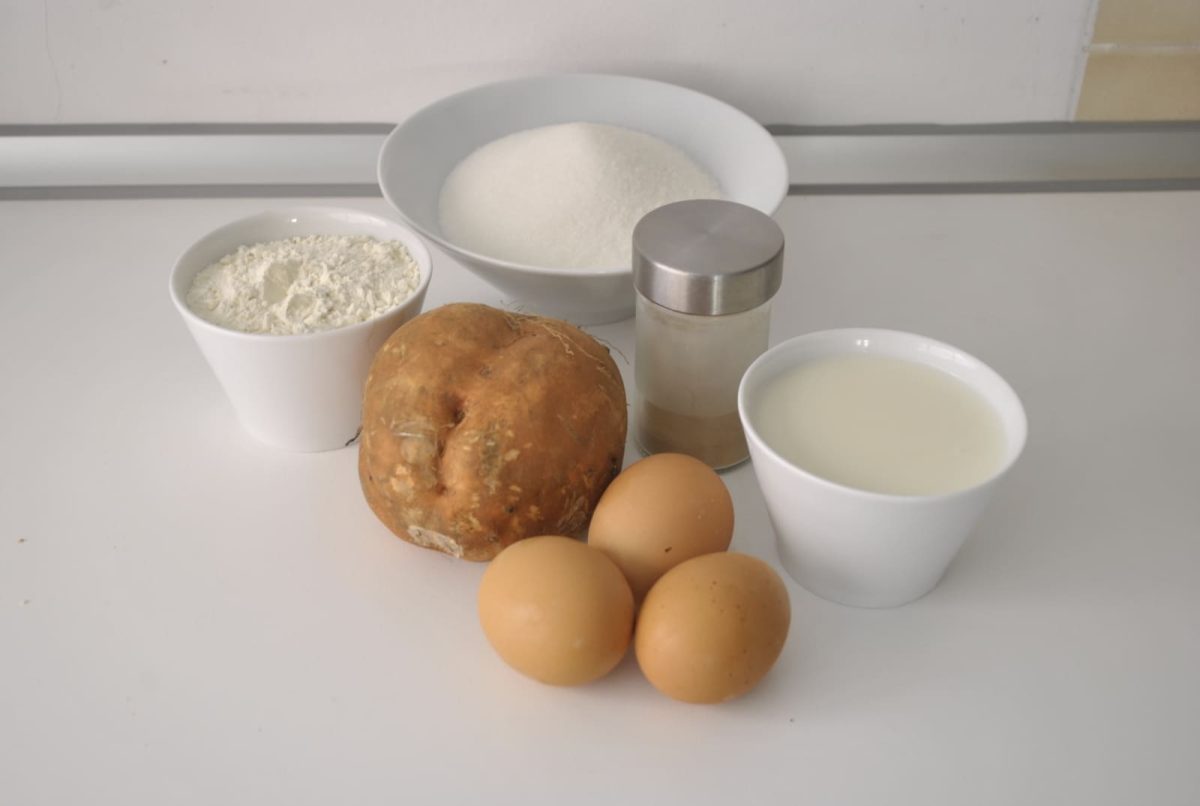 pastel de boniato y canela paso 1