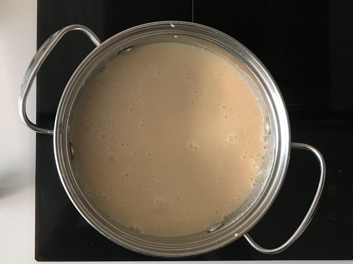 pastel de queso con sobaos paso 9