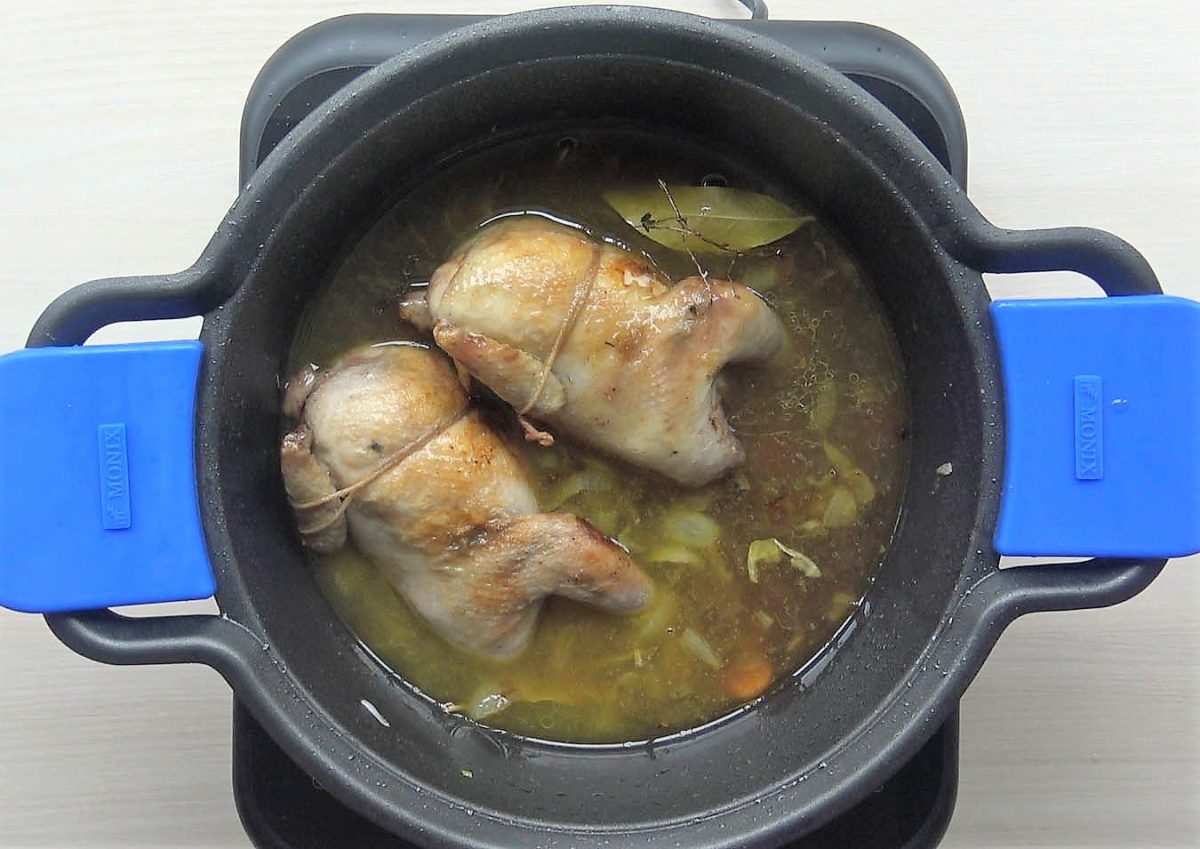 perdices en escabeche paso 10
