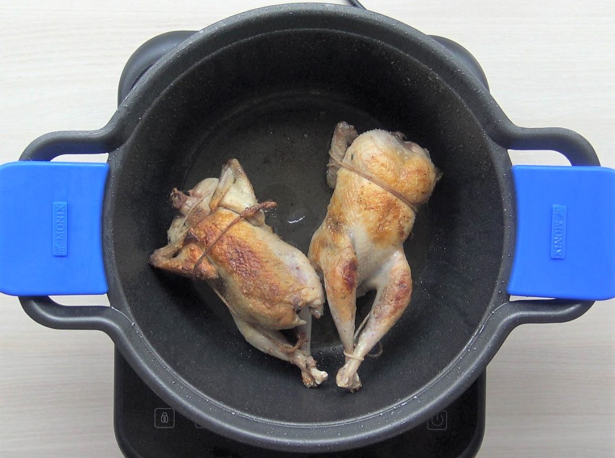perdices en escabeche paso 6
