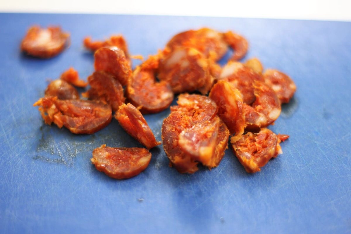 pizza de chorizo paso 3