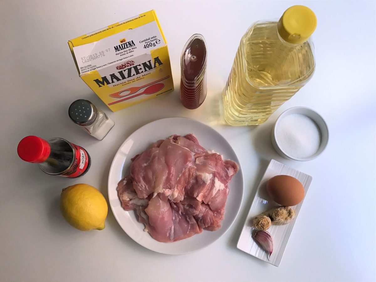 pollo al limón paso 1