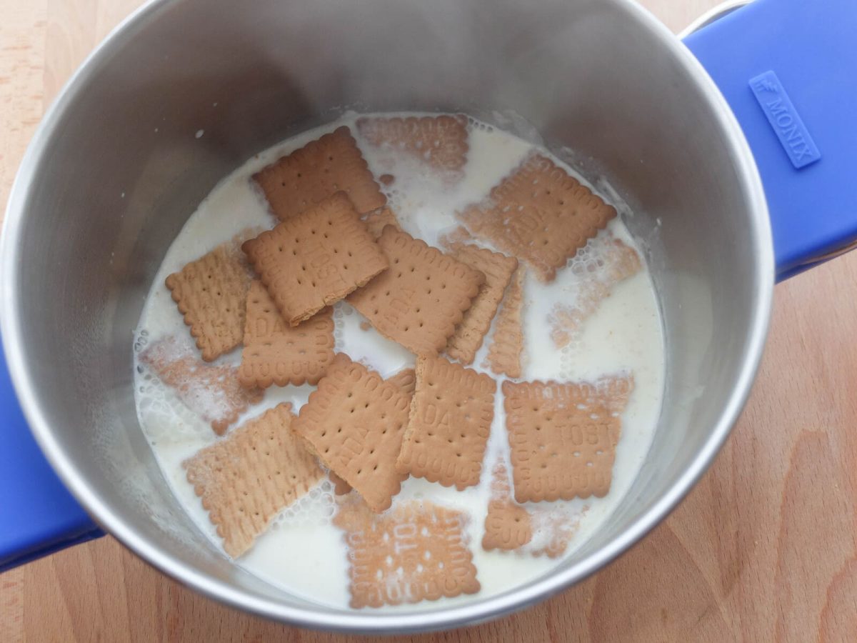 pudin de galletas paso 4