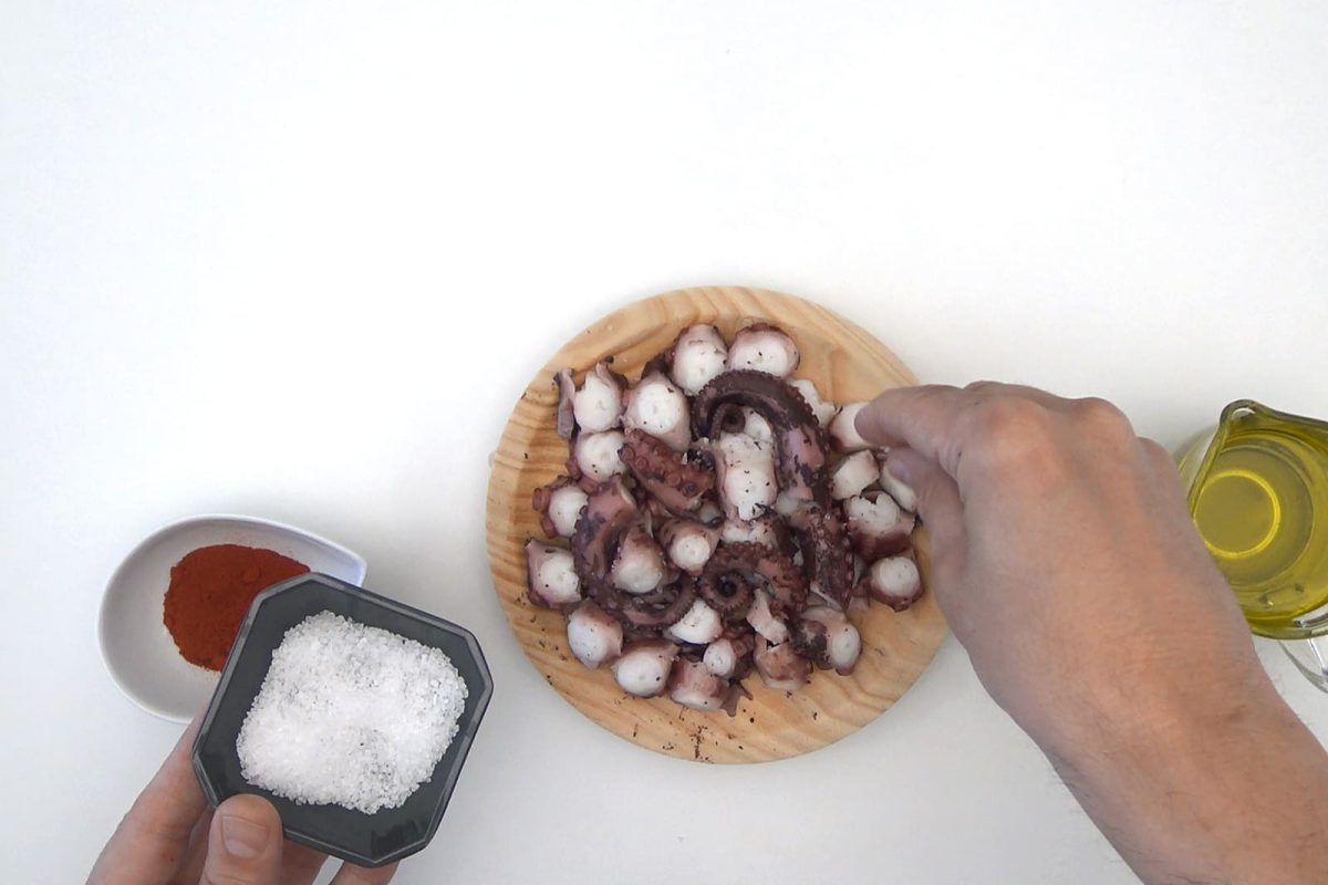 pulpo a feira paso 11