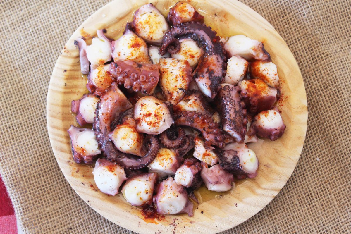 pulpo a feira paso 14
