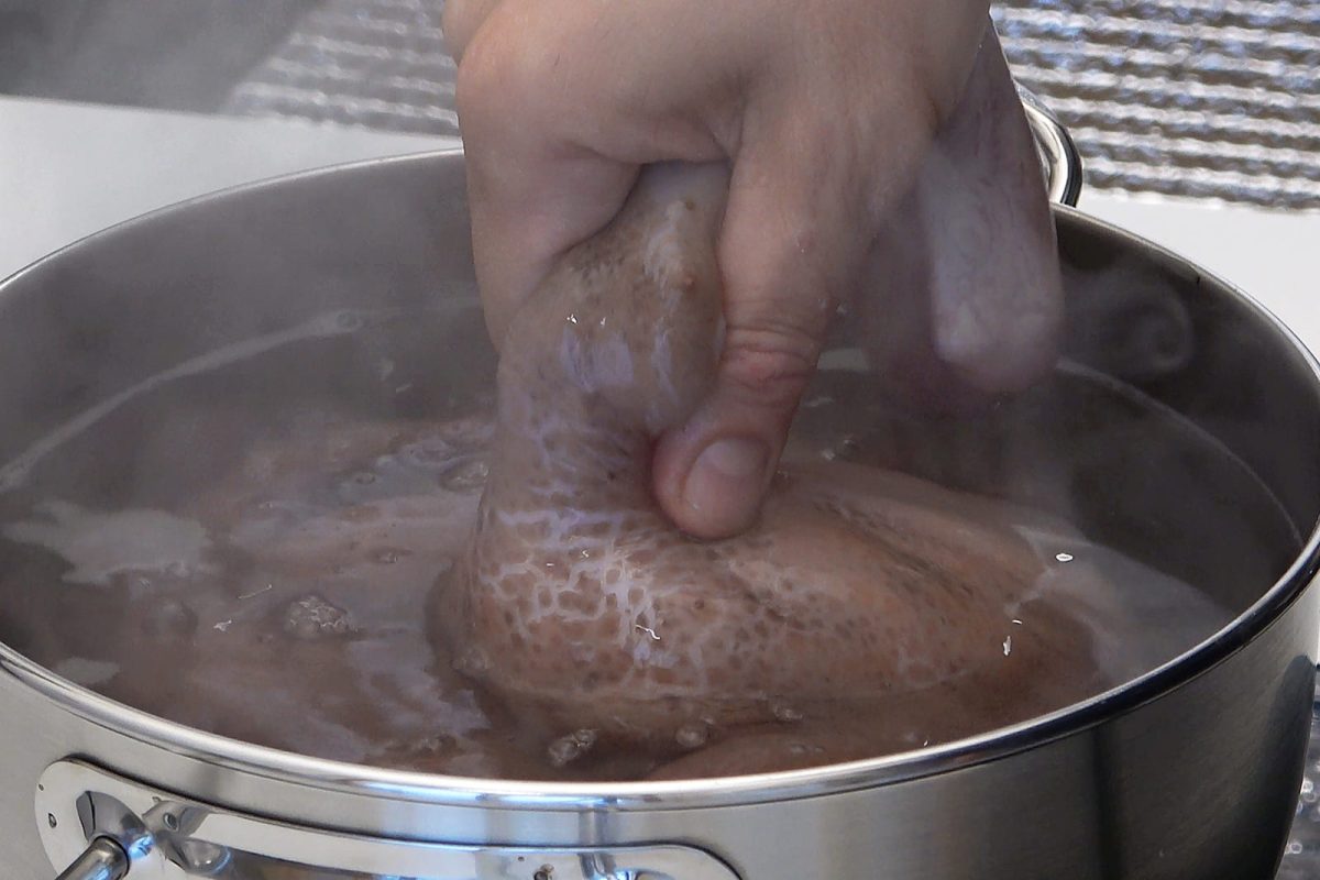 pulpo a feira paso 3