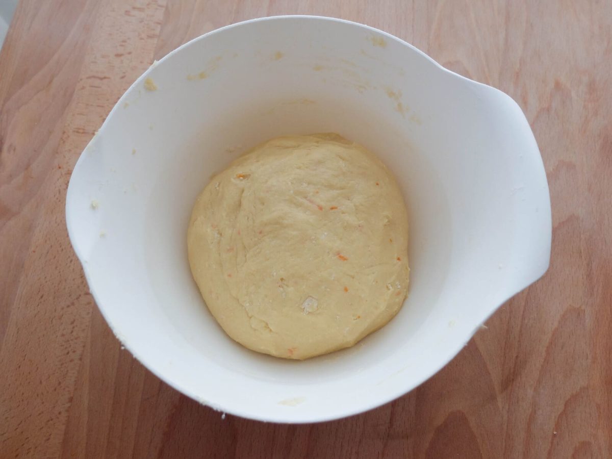 rosquillas de queso y naranja paso 5