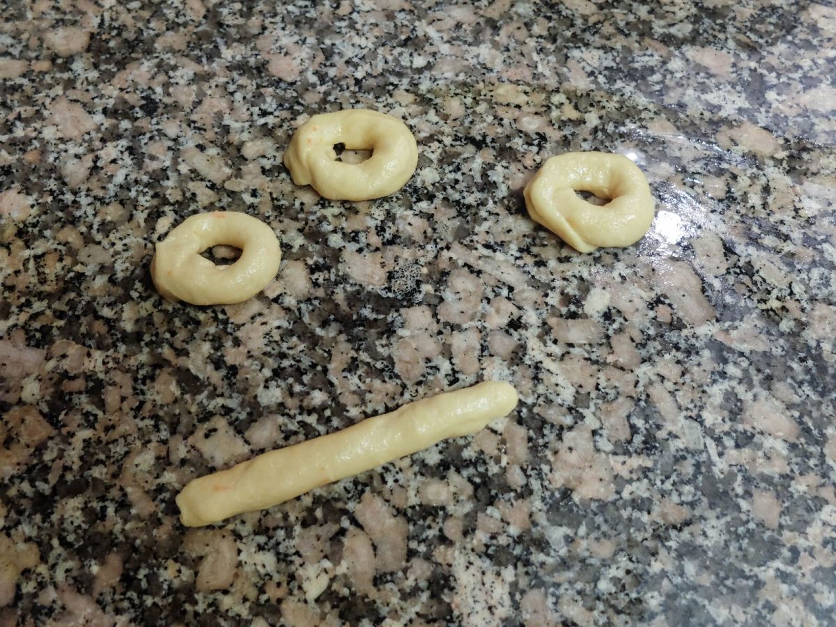 rosquillas de queso y naranja paso 6