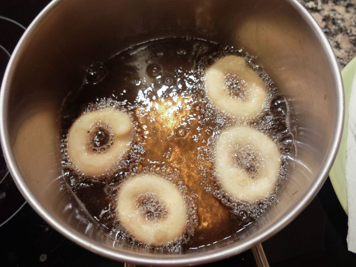 rosquillas de queso y naranja paso 7