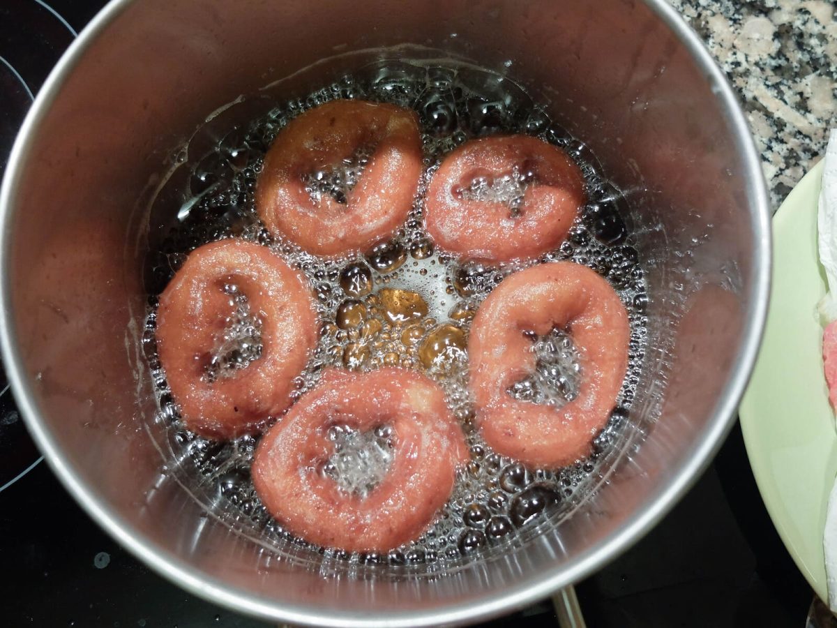 rosquillas de queso y naranja paso 8