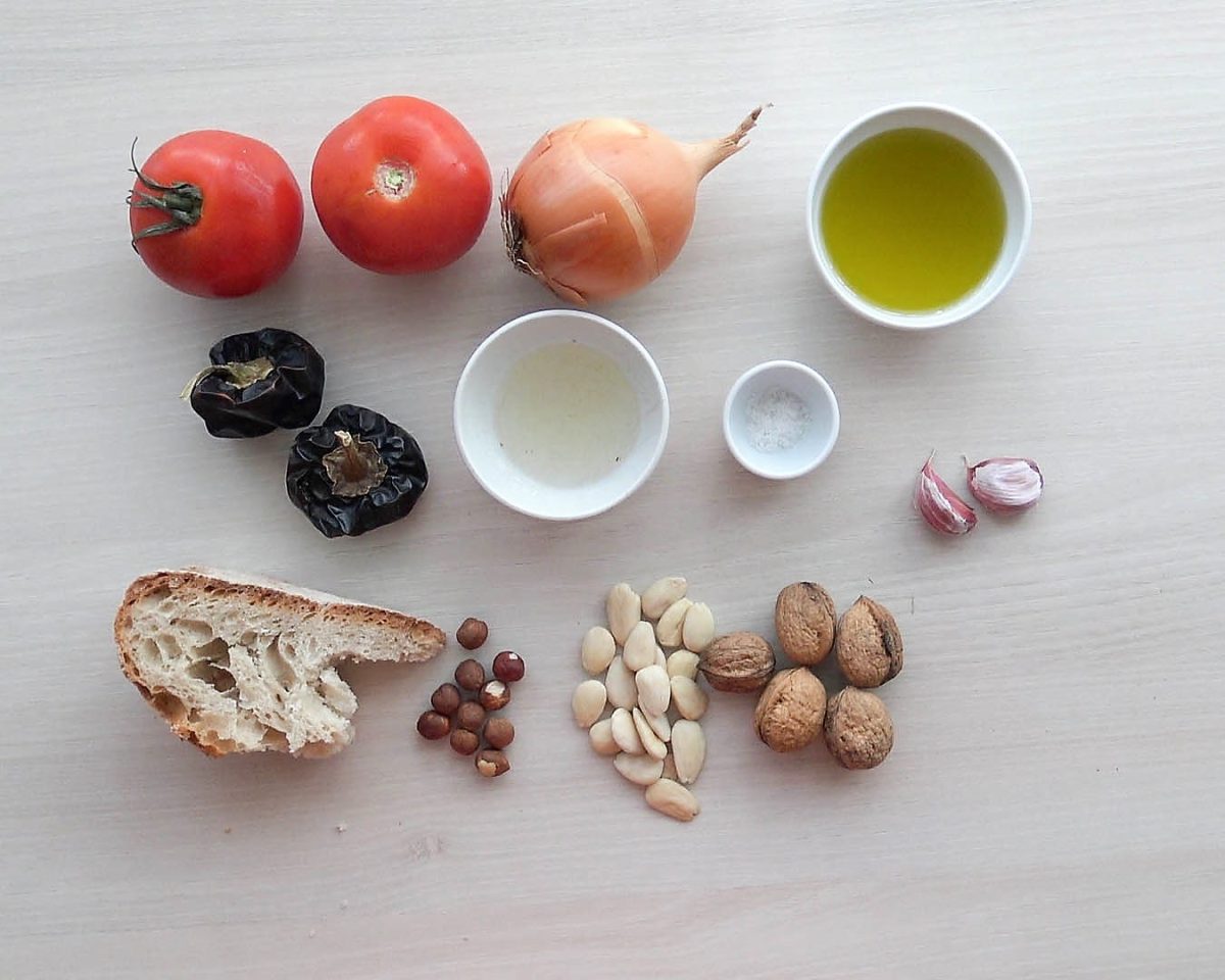 salsa romesco paso 1