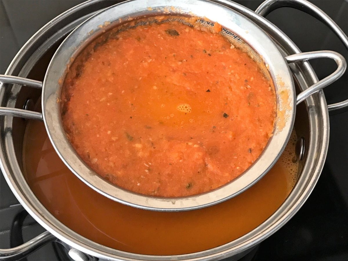 sopa de tomate paso 7