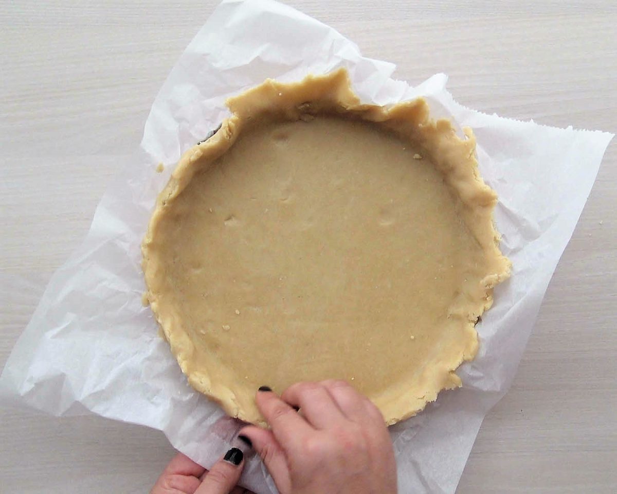 tarta de cerezas cherry pie paso 17