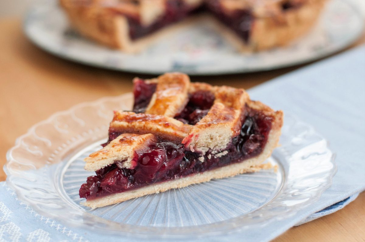 tarta de cerezas cherry pie paso 25