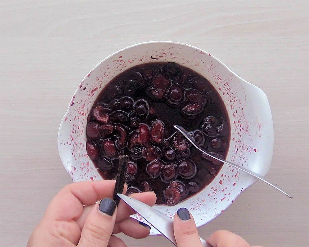 tarta de cerezas cherry pie paso 5