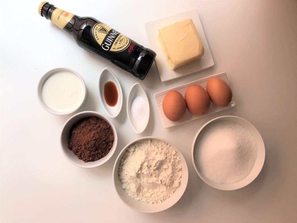 tarta de chocolate guinness receta saint patricks day paso 1