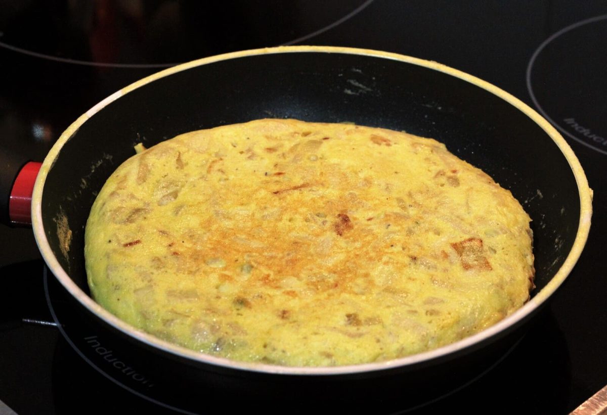 tortilla de cebolla paso 10