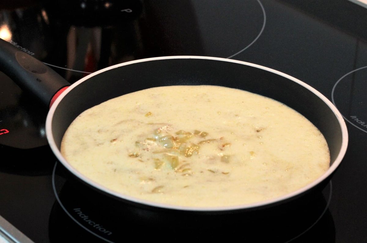tortilla de cebolla paso 8
