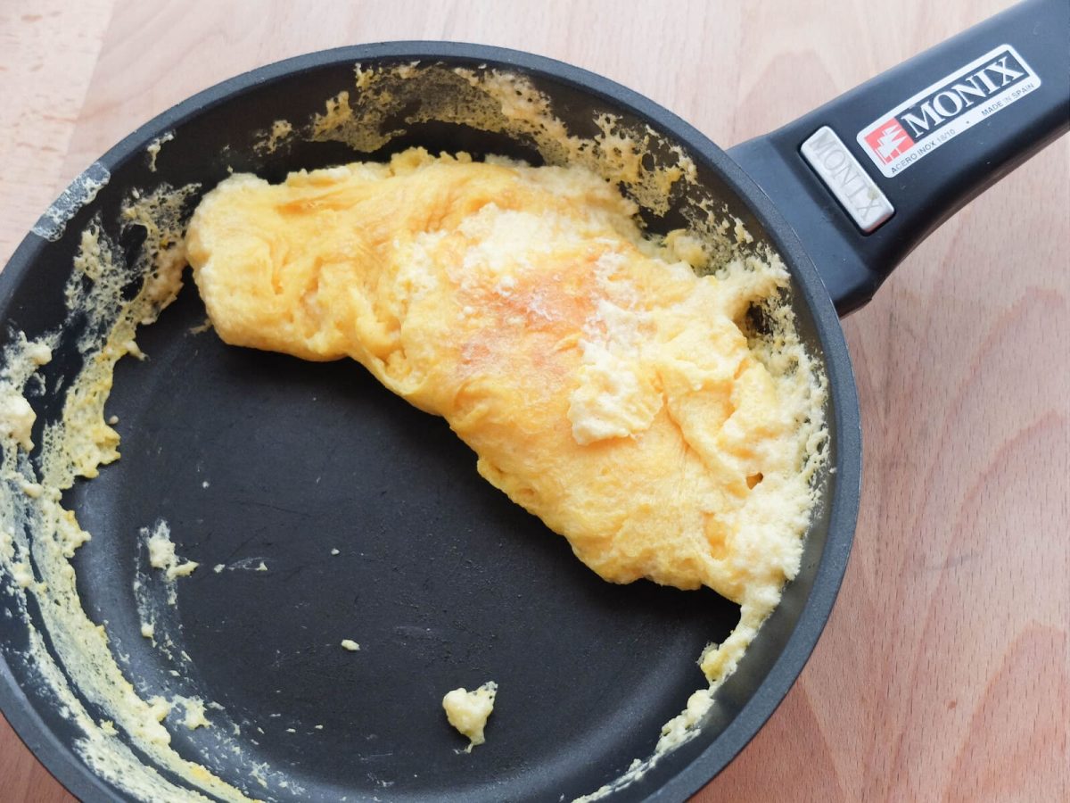 tortilla flambeada al ron paso 10