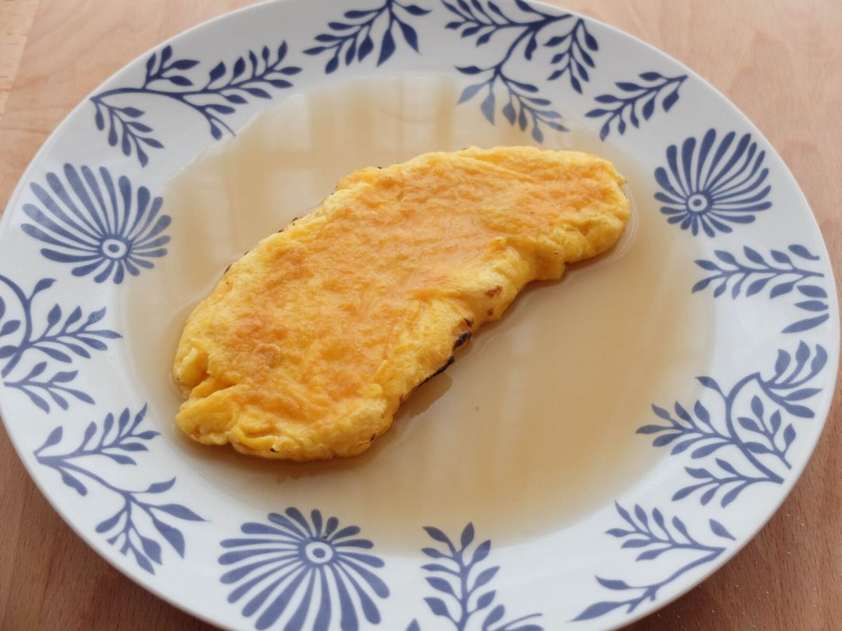 tortilla flambeada al ron paso 15